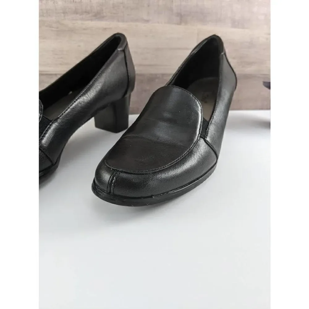 Trotters Black Low Heels
